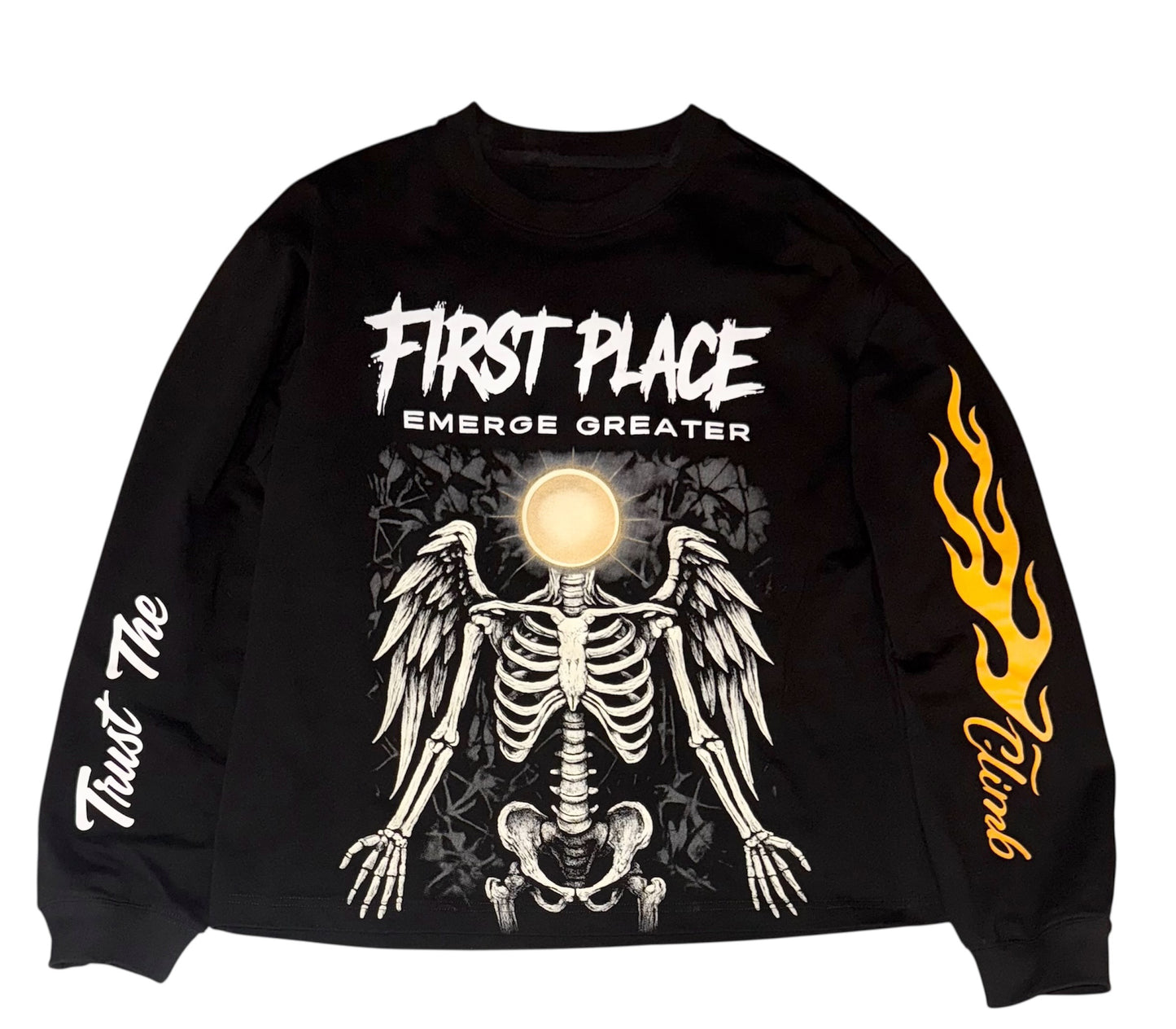 “Emerge Greater” Skeleton Long Sleeve