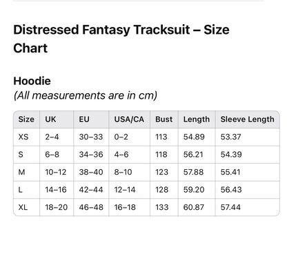 Distressed Fantasy Hoodie