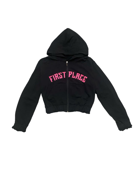 Distressed Fantasy Hoodie - Black